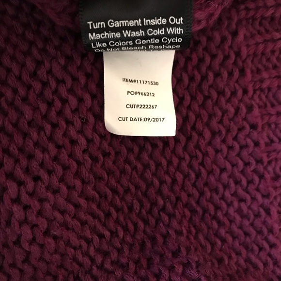 Torrid Sz 4 Purple Cutout Choker Neck Sweater - Picture 8 of 8